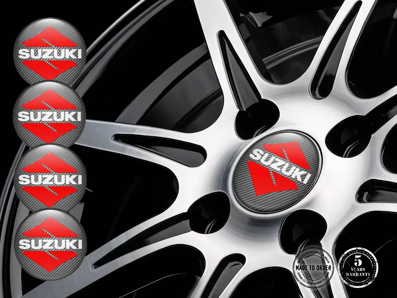 Suzuki Radaufkleber Präzise Interstellar Cascade